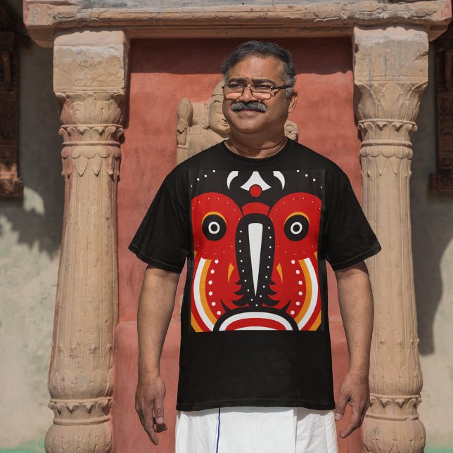 Afro Teke Tribal Art T-Shirt (Creator Uploaded)