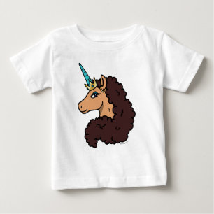 Afro Unicorn Divine Baby T-Shirt