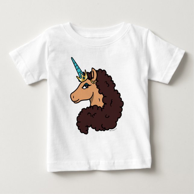 Afro Unicorn | Divine Baby T-Shirt (Front)