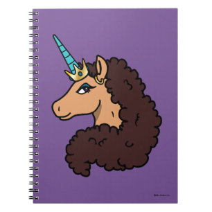 Afro Unicorn Divine Notebook