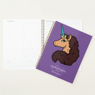 Afro Unicorn Divine Planner