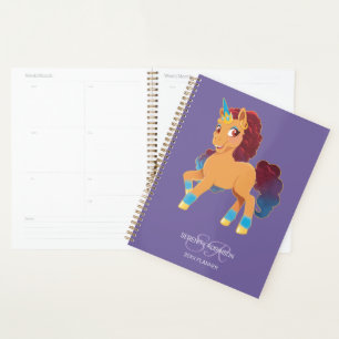 Afro Unicorn Divine Prancing Planner