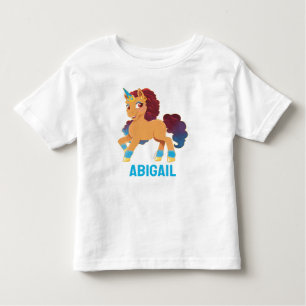 Afro Unicorn   Divine Prancing Toddler T-Shirt