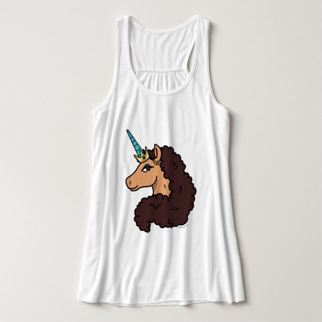 Afro Unicorn | Divine Singlet (Design Front)