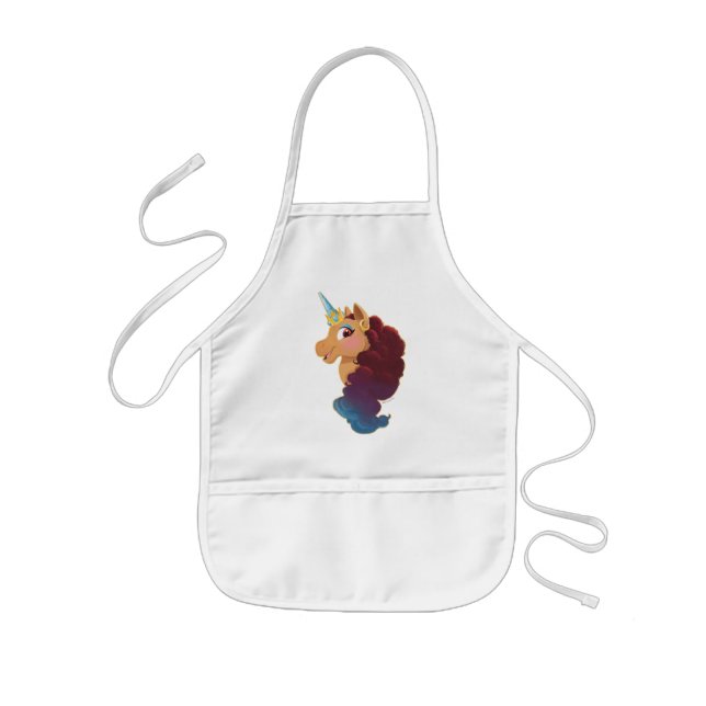 Afro Unicorn | Divine the Unicorn Kids Apron (Front)