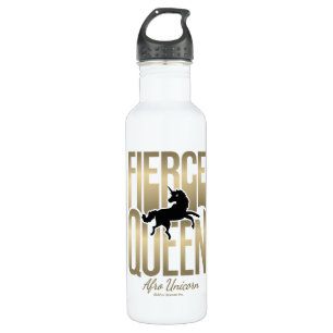 Afro Unicorn Fierce Queen 710 Ml Water Bottle