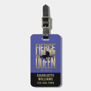 Afro Unicorn Fierce Queen Luggage Tag
