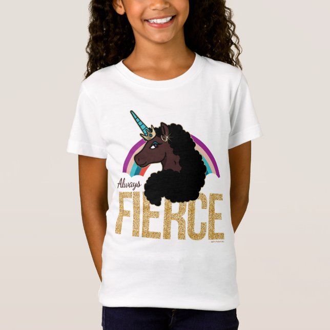 Afro Unicorn | Magical - Always Fierce T-Shirt (Front)