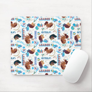 Afro Unicorn Magical Empowering Pattern Mouse Pad