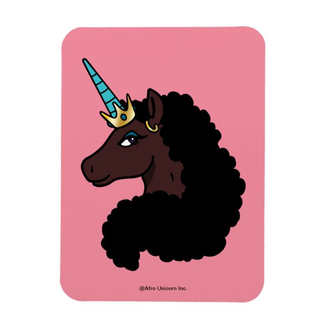 Afro Unicorn | Magical Magnet (Vertical)