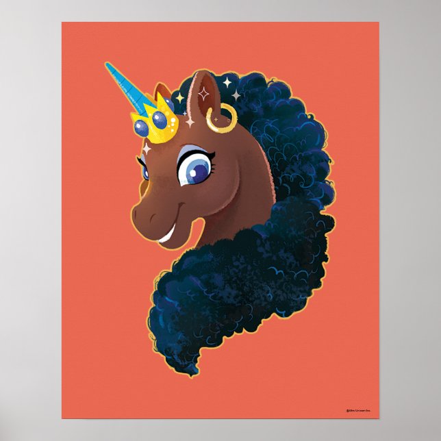 Afro Unicorn | Magical Poster (Front)