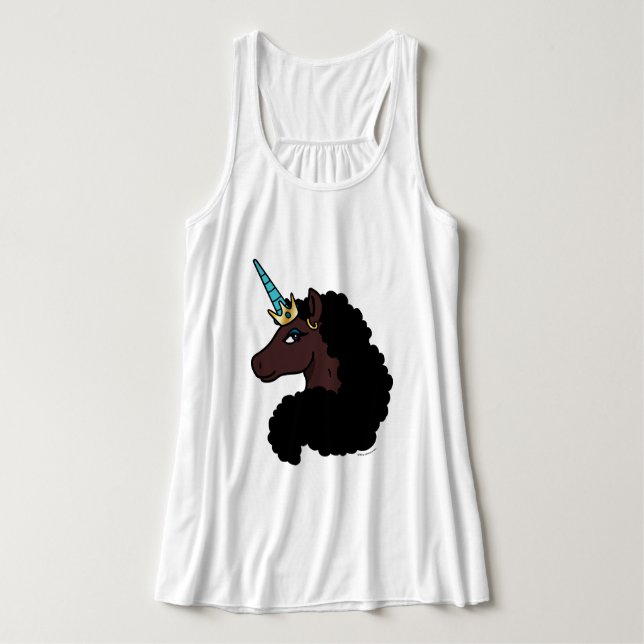 Afro Unicorn | Magical Singlet (Design Front)