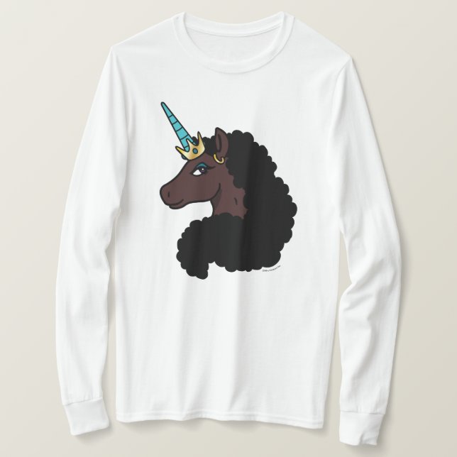 Afro Unicorn | Magical T-Shirt (Design Front)