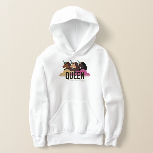 Afro Unicorn Queen Trio Design (Laydown)