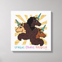 Afro Unicorn Trio: Unique, Divine, and Magical