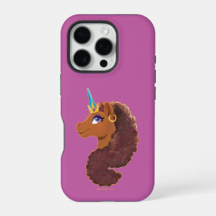 Afro Unicorn Unique iPhone 16 Pro Case