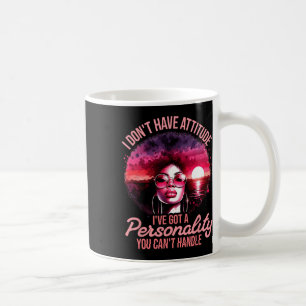 Afro Women Black Pride African American Girl Women Coffee Mug