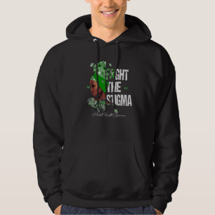 Afro Women Fight The Stigma Mental Health Awarenes Hoodie