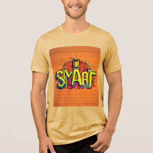 "Afrobeats Style of Tentacle Typography" combines Tri-Blend Shirt