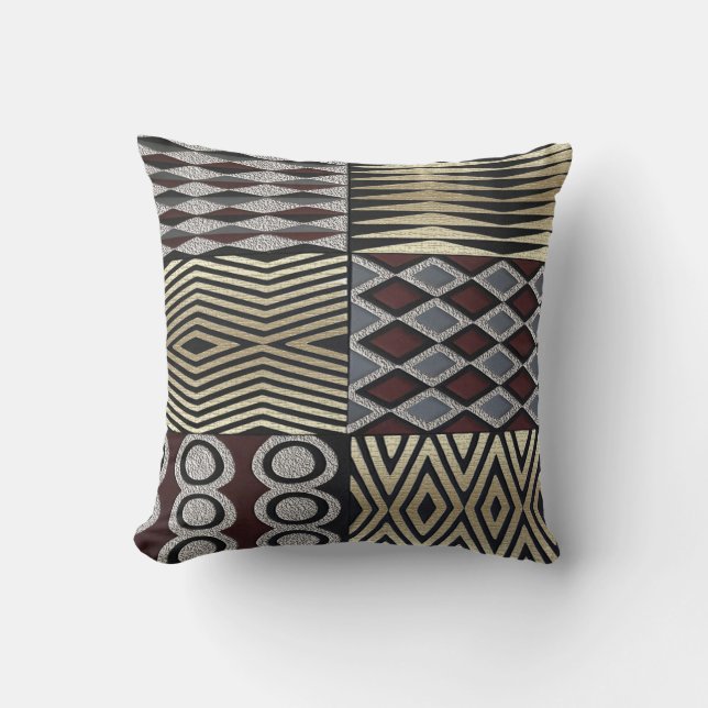 Afrocentric   Abstract  Cushion (Front)