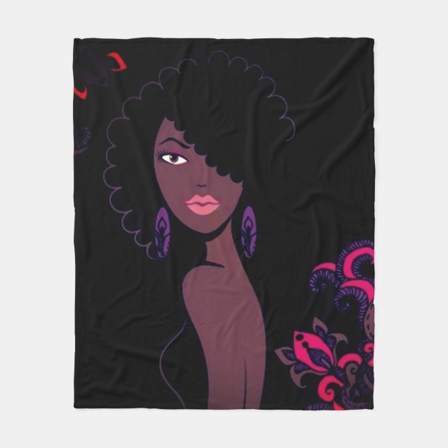 Afrocentric Beauty Blanket (Front)