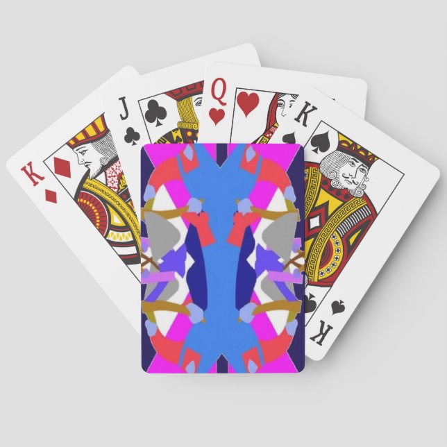 Afrocentric design playing cards (Back)