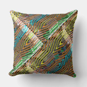 Afrocentric Geometric Cushion