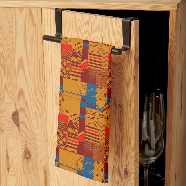 Afrocentric Geometric Print  Tea Towel (Creator Uploaded)