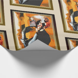 Afrocentric Pop Art  Wrapping Paper