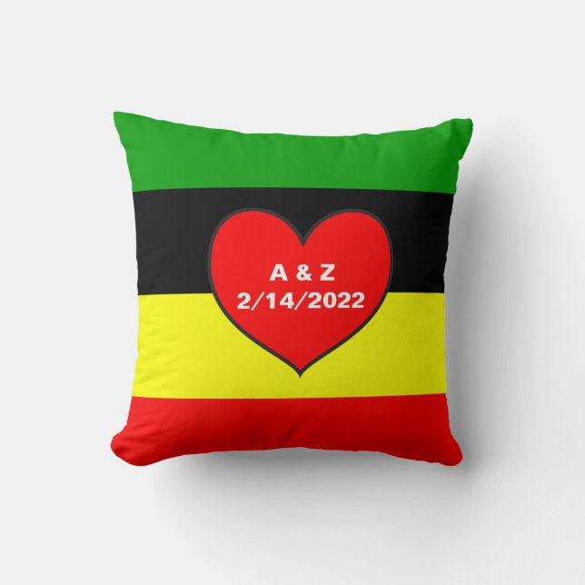 Afrocentric Stripes  Cushion (Front)