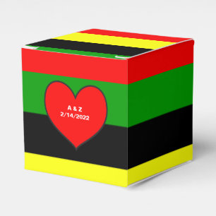 Afrocentric Stripes Favour Box