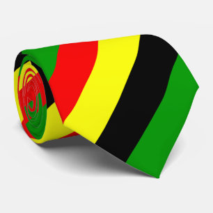 Afrocentric Stripes Tie