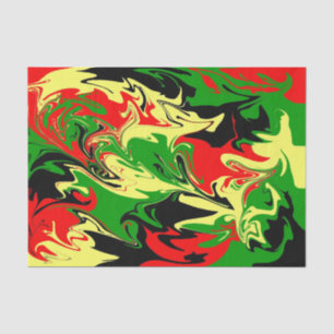 Afrocentric Swirls Tissue Paper