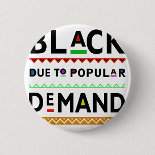 Afrocentric tee 6 cm round badge