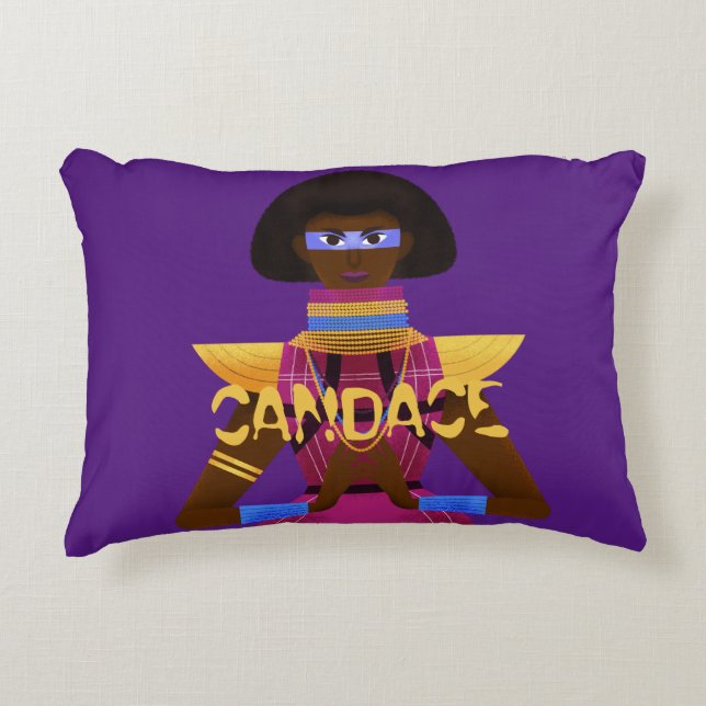 Afrofuturism  decorative cushion (Front)