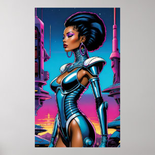 Afrofuturism Four Ken Gage Sci-Fi Poster