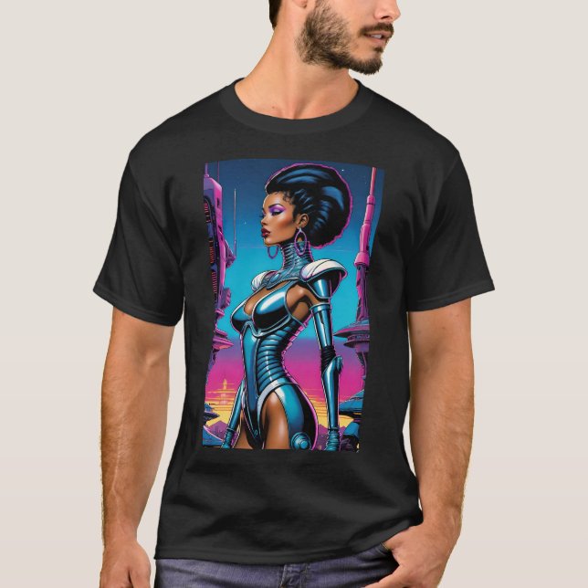Afrofuturism Four Ken Gauge Sci-Fi T-Shirt (Front)