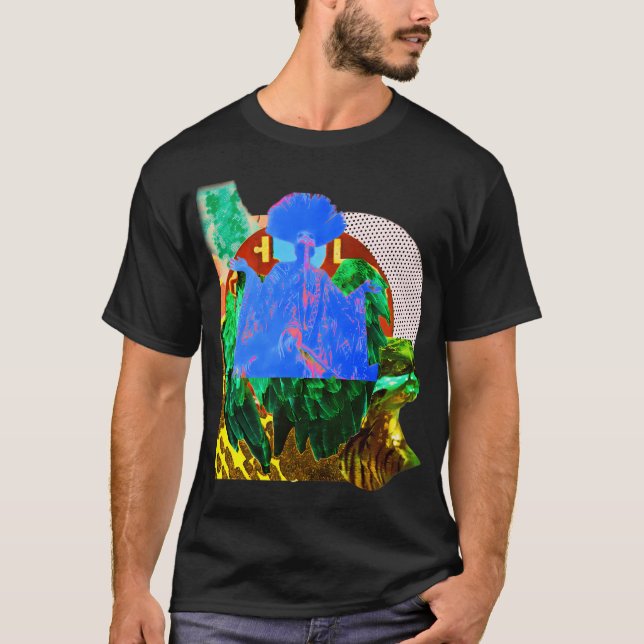 Afrofuturism w/wings v2 T-Shirt (Front)