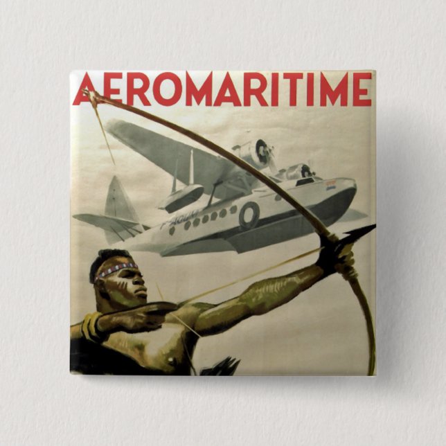 Afromaritime 15 Cm Square Badge (Front)
