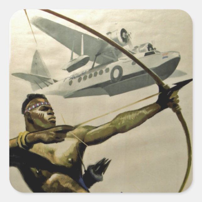 Afromaritime Square Sticker (Front)