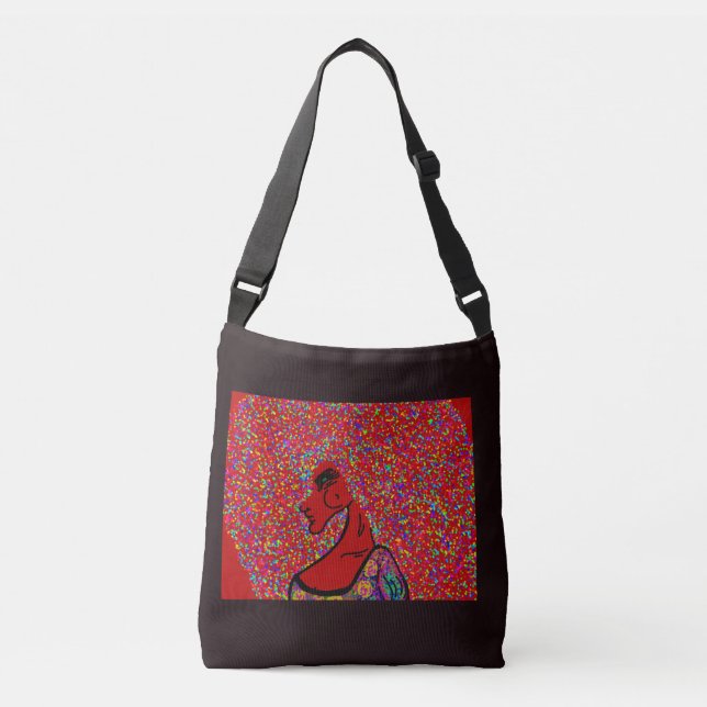 AfroQueen Crossbody Bag (Front)