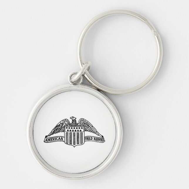 AFS Logo 1947 Round Keychain, Small (1.44") Key Ring (Front)