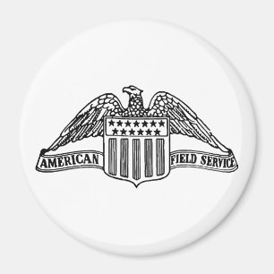 AFS Logo 1947 Standard, 2¼ Inch Circle Magnet