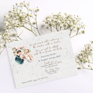 After Ceremony Wedding Invitation Postcard