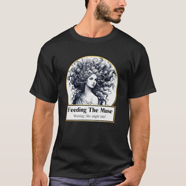 After coffee: The Grumpy Muse Chronicles T-Shirt (Front)