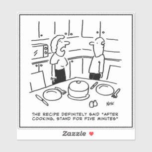 After Cooking Stand for 5 Minutes - Funny Recipe