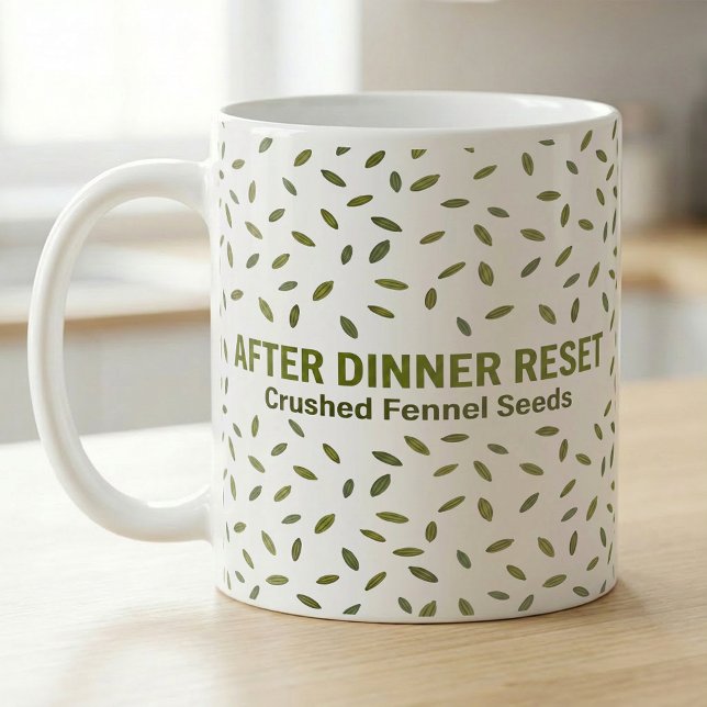 After Dinner Recipe Fennel Seed Art Coffee Mug (Creator Uploaded)