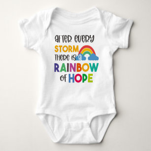 After Every Storm There Is A Rainbow Of Hope Baby Bodysuit