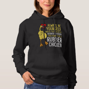 After God Made Me He Said Tada Funny Rooster Chick Hoodie