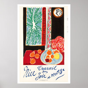 After Henri Matisse Nice Travail et Joie Vintage Poster